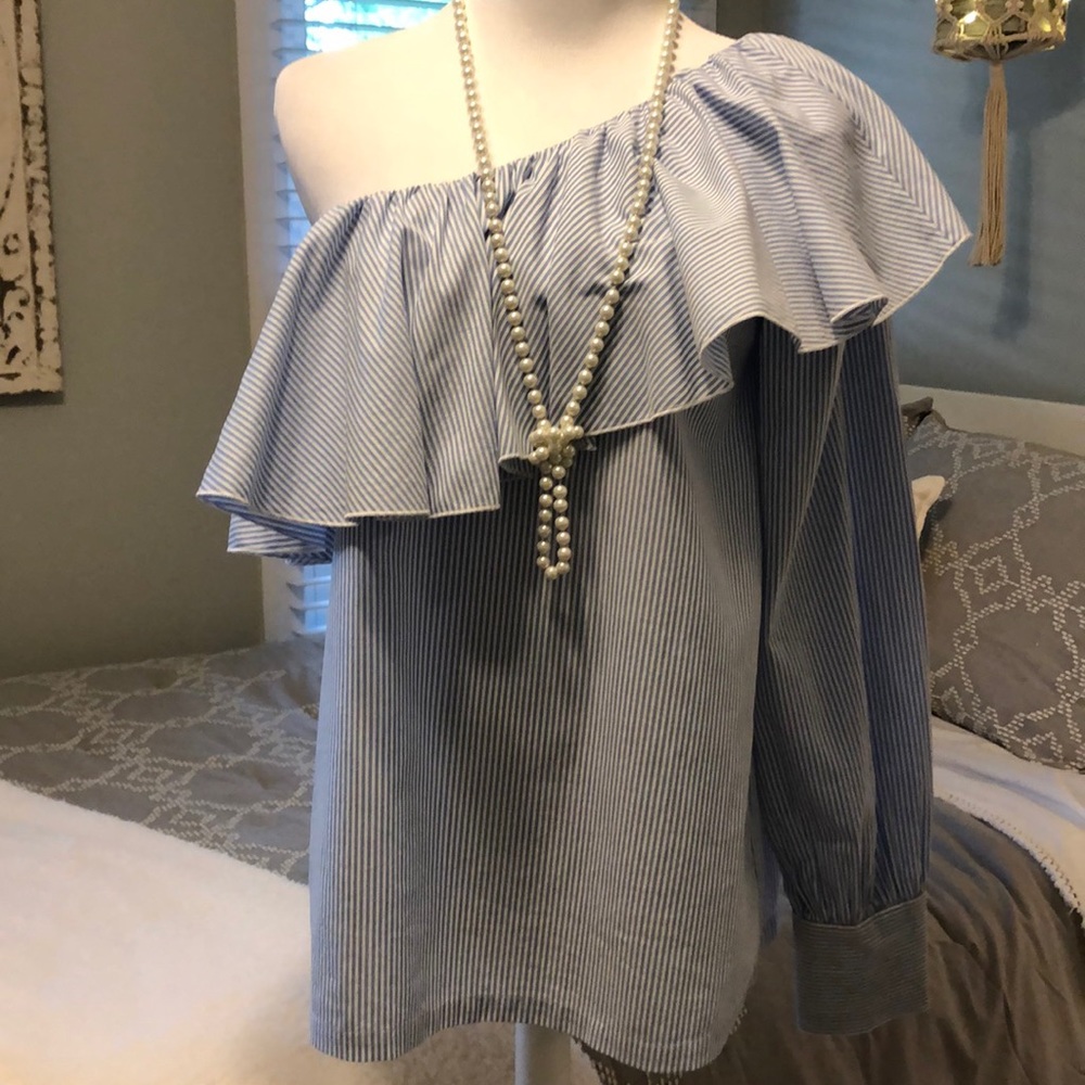 Loft One Shoulder Top
